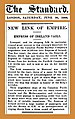 01:14, 14 September 2020 — Empress of Ireland Sails - London Standard (1906)