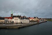 Helsingör sett från hamnen.