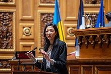 Amel Gacquerre du groupe UC, au Sénat