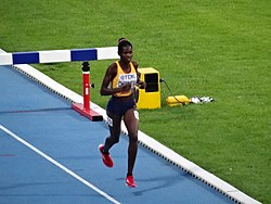 Peruth Chemutai nuorten MM-kilpailuissa 2016.