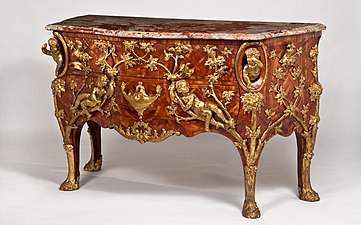 Commode di Charles Cressent (1730), Waddesdon Manor