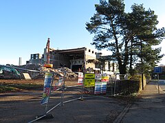 Demolition of the former BBC studios in Llandaff (geograph 7025463).jpg