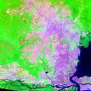 Image-satellite: Lagos, 2011.