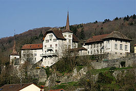 Château de Carrouge in Moudon