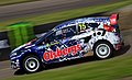 Reinis Nitišs in action during the 2014 World RX of Great Britain