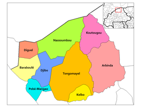 Localisation de Koutougou