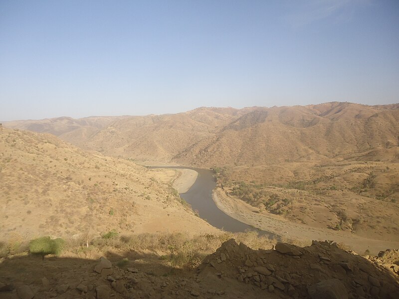 File:Tekeze-Fluss Grenzgebiet Tigray-Amhara..JPG