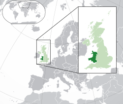 Wales - Lokalisering