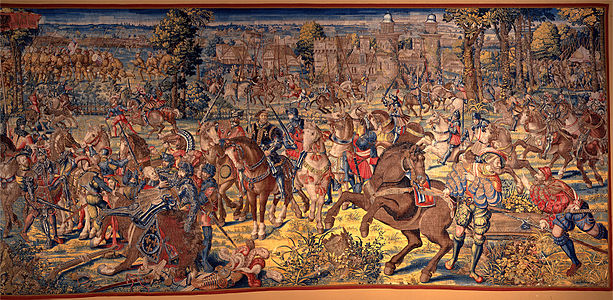 Tapisserie de Bernard van Orley, entre 1528 et 1531, Naples, musée de Capodimonte.