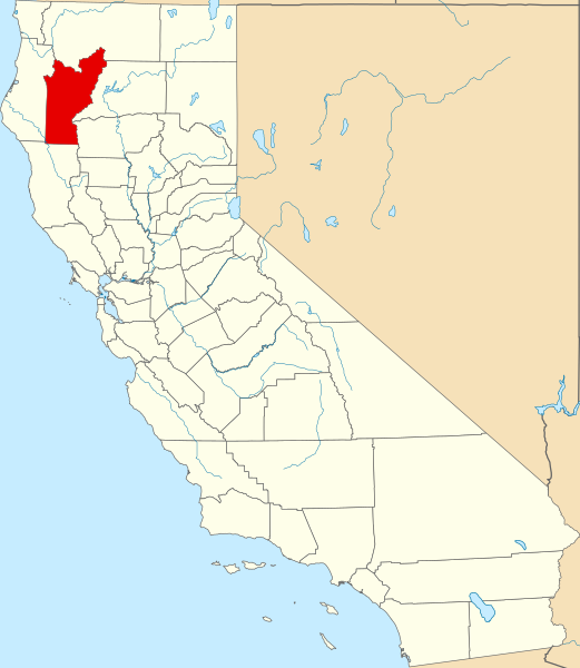 File:Map of California highlighting Trinity County.svg