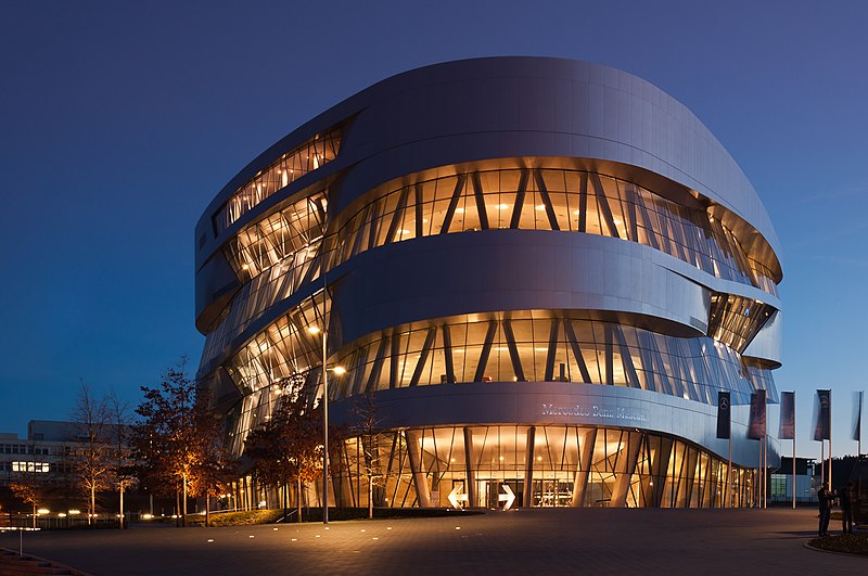 File:Mercedes-Benz Museum 201312 08 blue hour.jpg