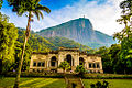 Corcovado gwelet eus Parque Lage.