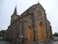 L'église côté façade.