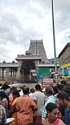 Tiruvannamalai raajagopura on Karthika poornima girivalam day August 19 2024.jpg