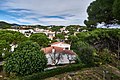 Vista des de Sant Pau, l'ermita de Sant Pol, mirant en direcció NE