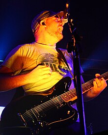 Hoopes performing with Relient K in 2008