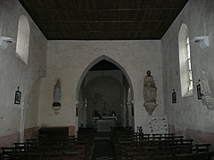 Intérieur de l'église.