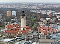 * Nomination New Town Hall Leipzig photographed from the Cityhochhaus (panoramic tower) --Tuxyso 00:33, 22 December 2013 (UTC) * Promotion Top crop not convincing, but QI anyhow --Poco a poco 09:35, 22 December 2013 (UTC)  Done, Poco. Better? --Tuxyso 09:58, 22 December 2013 (UTC) Indeed, now it can breathe Poco a poco 13:42, 22 December 2013 (UTC)