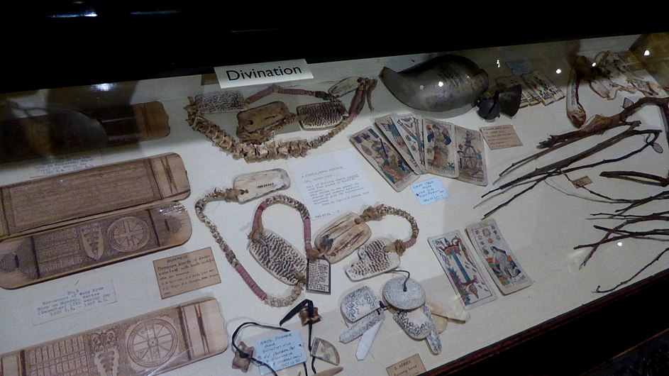 Divination display at the Pitt Rivers Museum.jpg