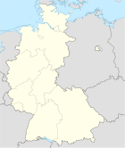 Deutschlandkarte, Position des Landkreises Neustadt a.d.Aisch hervorgehoben