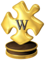 For being not only a proficient editor, but also a great guy, I award eo this Golden Wiki award... Keep up the good work. We need more editors like you on board this sinking ship. Orane (talk • cont.) 13:32, 29 May 2007 (UTC)