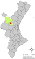 Chulilla, with regards to the Valencian Community.