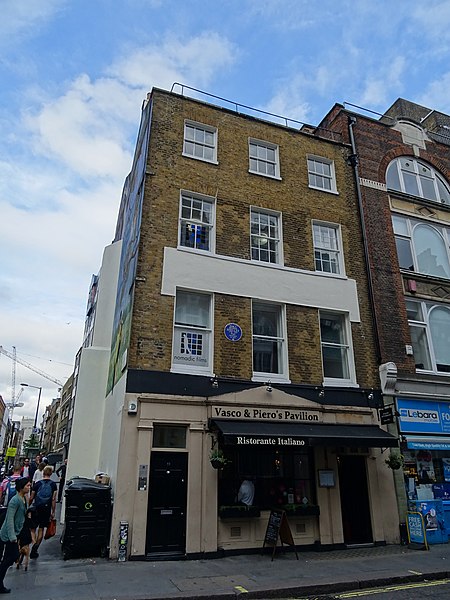 File:PERCY BYSSHE SHELLEY - 15 Poland Street Soho London W1F 8PR.jpg