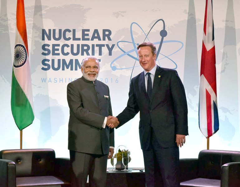 File:PM Modi with the UK Prime Minister, David Cameron.jpg