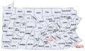Image 15Map of Pennsylvania's 67 counties (from Pennsylvania)