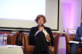 Petra de Sutter at ILGA conference 2018 Political Town Hall 02.jpg