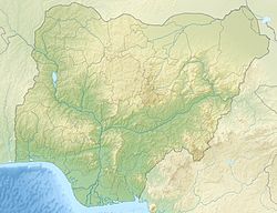 Map showing location of Oke Ora in Nigeria