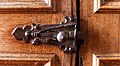 Door latch at Madingley Hall, Cambridgeshire