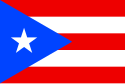 Flag of Puerto Rico.