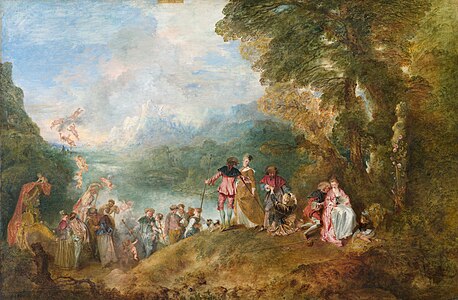 Antoine Watteau L'Embarquement pour Cythere