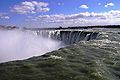 Looking over the brink of Horseshoe Falls