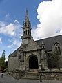 Église paroissiale Saint-Mahouarn : le clocher et le porche sud 2.