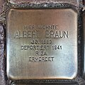 Stolperstein für Albert Braun