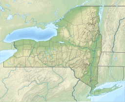 Location of Wildwood Lake in New York, USA.