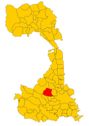 San Germano Vercellese – Mappa