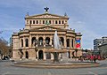 L'opéra Alte Oper, re-construit en 1981