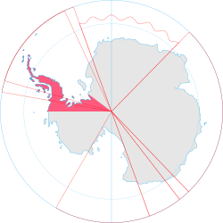 Location of Antártica