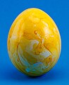 * Nomination Yellow colored easter egg on a blue background --F. Riedelio 11:41, 12 October 2024 (UTC) * Decline  Support Good quality. --6uy7t44t 16:00, 12 October 2024 (UTC) Sorry, no admit to vote, since less than 50 edits. --Milseburg 19:04, 12 October 2024 (UTC)  Oppose Too blurry, sorry. --Plozessor 03:28, 16 October 2024 (UTC)