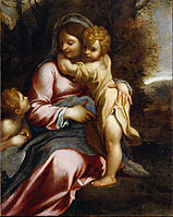 Madonna and Child with St John