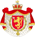 Escudo de armas do rei Harald V de Noruega