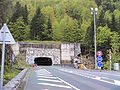 Entrée du tunnel du Somport côté Français, dép. 64