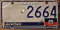 Registration plate for taxis