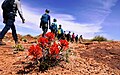 Wyoming Catholic students hiking