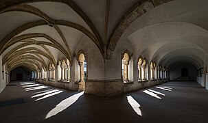 Le cloître du monastère de l'ordre du Carmel à Bamberg.