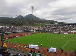 Limbe Stadion in maart 2016.