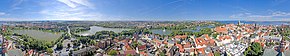 Panorama image of Stralsund